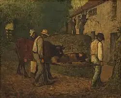 Trazer para casa o bezerro nascido no campo, c. 1860, Museu de Arte da Universidade de Princeton