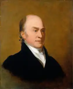 Retrato de John Quincy Adams.
