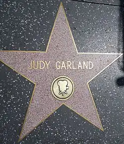 Estrela de Judy Garland.