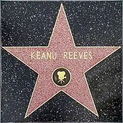 Estrela de Keanu Reeves.