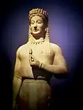 Kore arcaica, Museu Arqueológico Nacional de Atenas