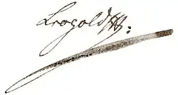 Assinatura de Leopoldo II