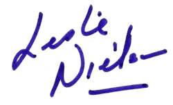 Assinatura de Leslie NielsenOC