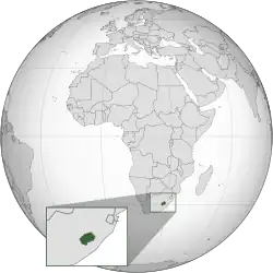 Localização  Lesoto