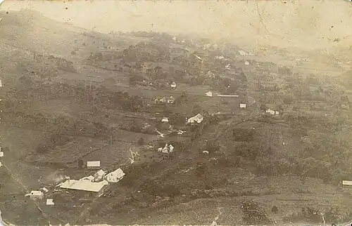 Foto do município de Linha Nova antigamente.