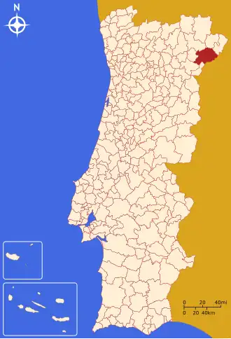 Localização de Mogadouro