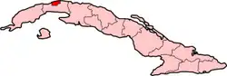 Localização de Havana