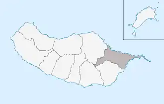 Localização de Machico