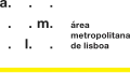 Logo oficial de Área Metropolitana de Lisboa