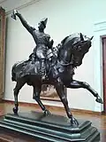 Louis Rochet: Estudo para estátua equestre de dom Pedro I, bronze, 1857