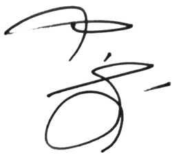 Assinatura de Luis Guzmán