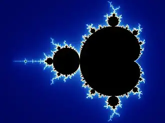 Um diagrama complexo em preto num fundo azul.