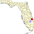 Localização do Condado de St. Lucie