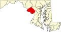 Localização do Condado de Montgomery (Maryland)