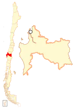 Localização da Bío-Bío (região)