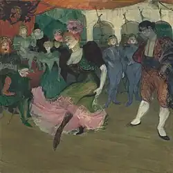 Marcelle Lender Dancing the Bolero in "Chilpéric", 1895–96, óleo sobre tela, National Gallery of Art