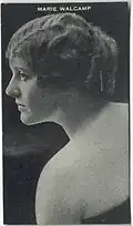 Marie Walcamp, estrela de vários seriados, entre os quais se destaca Liberty, A Daughter of the USA, de 1916. Walcamp se suicidou aos 42 anos.