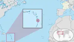 Localização da Martinica