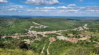 Vista da cidade de Mundo Novo, em junho de 2025