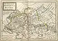 Herman Moll (c. 1715) desenha a fronteira ao longo do Don, do Volga, cortando por terra desde Samara até ao rio Tobol, seguindo o Baixo Irtysh e por fim o rio Ob, colocando o arquipélago de Nova Zembla na Europa.