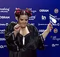 Netta Barzilai, vencedora do Festival Eurovisão da Canção 2018 por Israel.