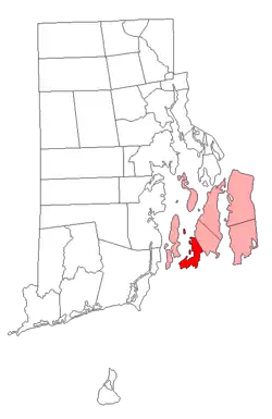 Localização no condado de xxxx