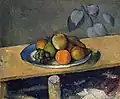 Cézanne: Maçãs, peras e uvas, c. 1879.