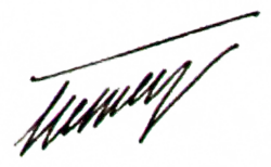 Assinatura de Pedro I