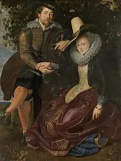 Rubens e sua esposa Isabella Brant, Alte Pinakothek