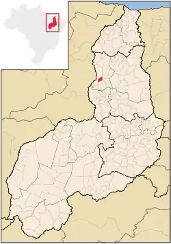 Localização de Demerval Lobão no Piauí