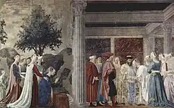 A História da Vera Cruz (1452-66) na Basílica de S. Francisco de Assis, Arezzo