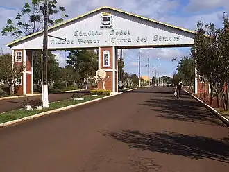 Pórtico de entrada da cidade