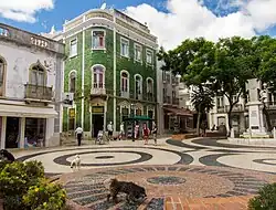 Praça no centro de Lagos