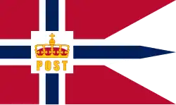 Bandeira postal da Noruega