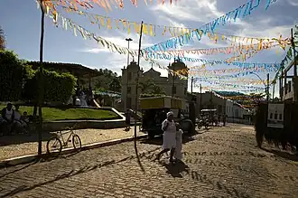 Praça no Centro de Nilo Peçanha