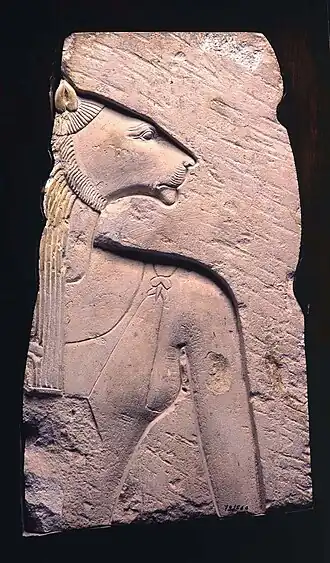 Relevo de Sekhmet, acervo Casa Museu Eva Klabin.