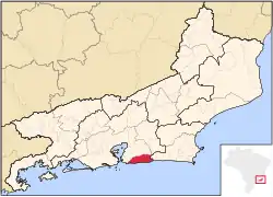 Localização de Maricá no Rio de Janeiro