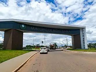 Porta da cidade de Novo Gama