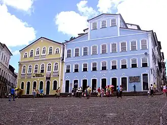 Casarões no Centro Histórico de Salvador, Bahia