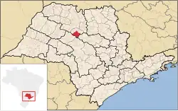 Localização de Novo Horizonte em São Paulo