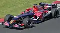 Scuderia Toro Rosso, equipe irmã da Red Bull Racing que teve em seu primeiro ano, os pilotos Liuzzi e Speed.