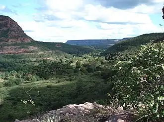 Vista da Serra de Palmeira do Piaui.