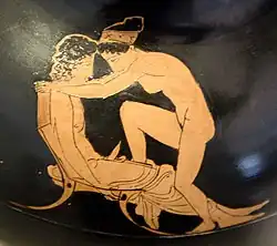 A pintura Oinochoe, c. 430-420 BC
