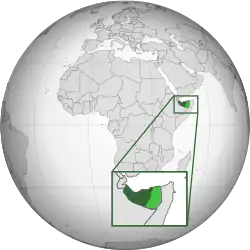 Localização  Somalilândia