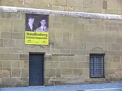 Memorial a Claus von Stauffenberg no Altes Schloss (Velho Castelo) em Stuttgart.