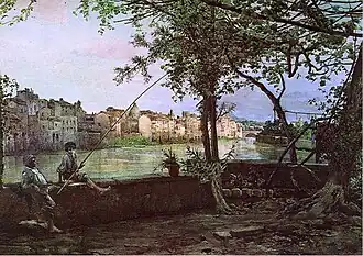 Dos jardins da Vila Farnesina