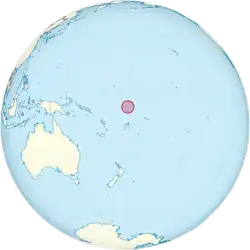 Localização do Tuvalu