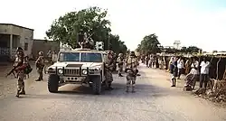 Soldados americanos em Kismayo, 1993