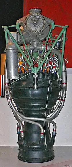 Motor do foguete V-2.