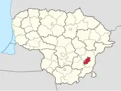Localização de Vilnius